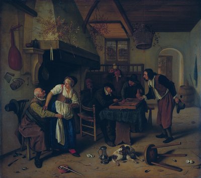 The Double Game by Jan Havickszoon Steen
